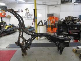 3cf-21110-00-33 Yamaha 87 Xv 700 Virago Frame Chassis 1986-1999 3cf-21110-00-33 Yamaha 87 Xv 700 Virago Frame Chassis 1986-1999