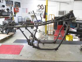3j2-21110-03-33 Yamaha 80 Xs 850 Midnight Special Frame Chassis C T 1980-1981