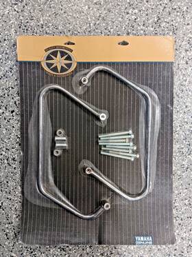 5s7-f84m0-v0 Yamaha Oem V Star Xvs950 2009-17 Saddlebag Support Bracket Chrome