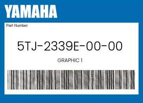 5tj-2339e-00-00 Yamaha Genuine Graphic 1 - 5tj-2339e-00-00 Yamaha Genuine Graphic 1 -
