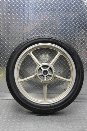 J19xmt2.15 Yamaha 7811653 1996 Virago 750 Xv750 Front Wheel Rm And Tire Dunlop 100/90-19 J19xmt2.15 Yamaha 7811653 1996 Virago 750 Xv750 Front Wheel Rm And Tire Dunlop 100/90-19