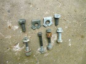 95817-10035-00 Yamaha 90101-10303-00 1982 81 83 Xv750 J Virago Oem Rear Subframe Bolts Hardware