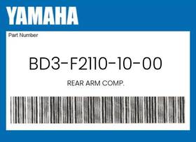 Bd3-f2110-10-00 Yamaha Genuine Rear Arm Comp. - Bd3-f2110-10-00 Yamaha Genuine Rear Arm Comp. -