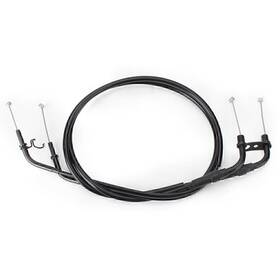 Yfoutlet 336854374852 Pair Motorcycle Throttle Cable Wire Line Steel For Kawasaki Z1000 2011-2013 Blk