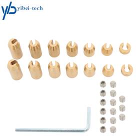 Yi291004t Yibei-tech Universal Motorcycle Reusable Brass Wheel Spoke Balance Weights Refill 14 Pack