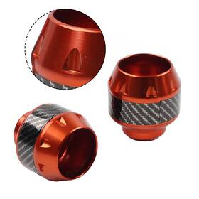 Yusen233 550719935136 2x Motorcycle Front Fork Frame Sliders Crash Protection Engine Collision Orange