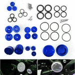 Aluminum Blue Frame Hole Plug Cap Cover Set Fit For Bmw R1200GS Adv Lc 13-18 Av. Fixed Price $45.99.