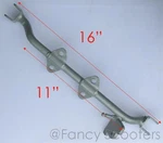 Peace Sports Dirt/pit Bike 103/104FOOT Peg Mount Piece PART04082. Fixed Price $37.49.