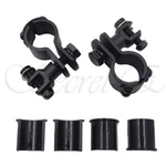 Pair Black Mounts For Harley 1/4" Engine Guard Highway Footpegs. Fixed Price $25.91.