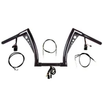 1/4" Bblack 11" Santee Fat Bonanza Bar Prewired Pkit 1996-2005 Harley Dyna. Fixed Price $816.35.