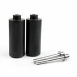 Frame Slider Crash Protector For Yamaha FZ6 No Cut Black Extended. Fixed Price $30.99.