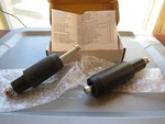 Nos Kawasaki 650 Ninja Powerstands Racing Frame Slider Set Black 0505-1750. Fixed Price $74.99.