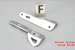 2017 Harley Street Glide Cvo Front Left Fork Leg Tie Down Brackets Chrome #4143. Fixed Price $39.44.