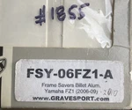 Graves Motorsports Frame Savers Billet Aluminum FSY-06FZ1-A #1855. Fixed Price $79.99.