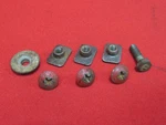 1984 Honda Atc 200 Es Big Red Front Mud Flap Mounting Bolts & Nuts 90102-673-003. Fixed Price $35.00.