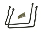 Pair Of Black Saddlebag Supports Brackets - Kawasaki Vulcan Models. Fixed Price $27.50.