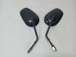 Harley-davidson 2015 Dyna Wide Glide Short Stem Tapered Mirrors Black. Fixed Price $54.95.