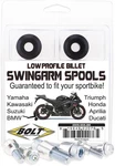 Bolt 2009-SSS.BK Swingarm Spools Black. Fixed Price $28.52.