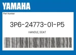 Yamaha Genuine Handle, Seat 3P6-24773-01-P5. Fixed Price $406.64.