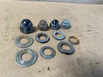 87 Honda Goldwing Left Lower Frame Rail Leg Mount Nut Set Oem GL1200A -67. Fixed Price $9.99.