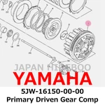 New Yamaha Genuine FJR1300 Abs Ae Es Primary Driven Gear Comp 5JW-16150-00-00. Fixed Price $795.99.