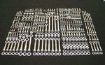 Honda 1984-1986 Polished Stainless Steel Atv Bolt Screw Kit Set. Fixed Price $230.07.