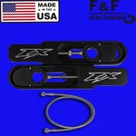 2007-2008 Kawasaki -ZX6R Swingarm Extensions & Brake Line "made The Usa". Fixed Price $159.00.