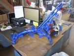 2006 Yamaha TT-R50 Frame 1P6-F1110-00-00 Blue. Fixed Price $150.00.