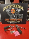 Harley Sportster 86-90 Mid Control Foot Peg Mount Brackets Oem Brake. Fixed Price $285.00.