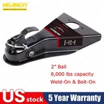 8000 Lbs A-frame Trailer Coupler Heavy Duty, 2" Hitch Ball, Weld-on&bolt-on. Fixed Price $37.99.