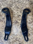 Harley Road Glide Black Front Fairing Support Bracket Mounts 47200261 47200262. Fixed Price $30.00.
