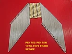 Fit Suzuki PE175C PE175N 1978-1979 Fr/rr Spoke Set 72 Pcs.nipple Gold Japan Mi. Fixed Price $73.14.