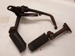 Honda CL450 K4 Foot Rests With Side Stand. Fixed Price $43.75.