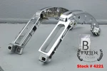 2015 Harley Electra Glide Saddlebag Support Mount Bracket Set Chrome #4221. Fixed Price $194.99.