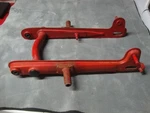 Honda Ct Trail 110, 1982 Swing Arm, Red, Used, Added Pass Peg Mounts.. Fixed Price $35.00.