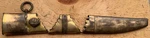 C1820 Sword Scabbard Very Fancy Three Piece Mount Set 343. Fixed Price $395.00.