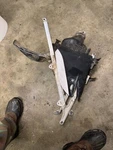 07,08,09,10,11 Yamaha WR-450F Sub Frame And Airbox, 5UM-21190-E0-00. Fixed Price $125.00.