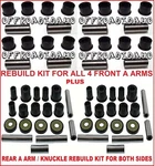 Front & Rear Irs Suspension Arm Bushing Rebuild Kit Honda TRX520 Rubicon 15-22. Fixed Price $289.98.