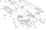 Kawasaki Oem 33001-0123 Arm-comp-swing. Fixed Price $558.70.