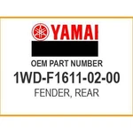 Yamaha Fender, Rear 1WD-F1611-02-00 Oem New. Fixed Price $47.04.