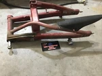 06-08 Kawasaki Ninja EX650 Swingarm Red With Chain Guard 33001-0081-796. Fixed Price $80.00.