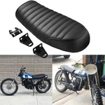 Cafe Racer Seat Flat Saddle Black For Yamaha DT125 XS650 XS850 XJ550 XT500 SR500. Fixed Price $56.60.