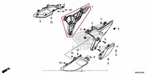 New Oem Honda Right Pivot Cover Gray Grey Metallic. Fixed Price $150.00.