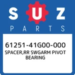 61251-41G00-000 Suzuki Spacer,rr Swgarm Pivot Bearing 6125141G00000, New Genuine. Fixed Price $32.16.