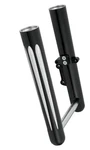 Arlen Ness 40-512 Fork Legs Black Anodized Deep Cut Dual Disc. Fixed Price $399.99.