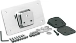 Drag Specialties DS-720814 Chrome Laydown Tilt License Plate Frame Mount 3-BOLT. Fixed Price $48.95.