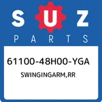 61100-48H00-YGA Suzuki Swingingarm,rr 6110048H00YGA, New Genuine Oem Part. Fixed Price $250.58.