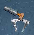 Kawasaki F5 G3 G4 Nos Steering Stem Lock W/3 Keys #322 Genuine Oem. Fixed Price $99.99.