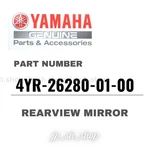 Yamaha Genuine Oem Parts Rearview Mirror 4YR-26280-01-00 For R6. Fixed Price $159.99.