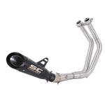 Full System Exhaust Header Pipe Black Muffler For Yamaha Yzf MT07 2021-2026. Fixed Price $145.77.